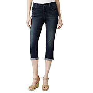 Vintage America Vintage Boho Roll Cuff Crop Jeans